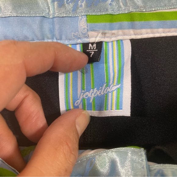 Jet pilot Genuine Rubber Board Shorts Medium 7 Striped blue white - Picture 2 of 11